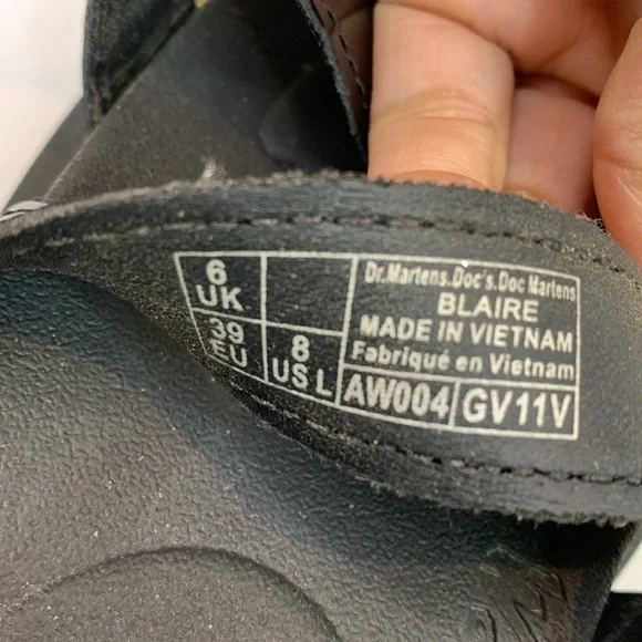 Dr. Martens Blaire Patent Leather Sandals - Picture 3 of 16